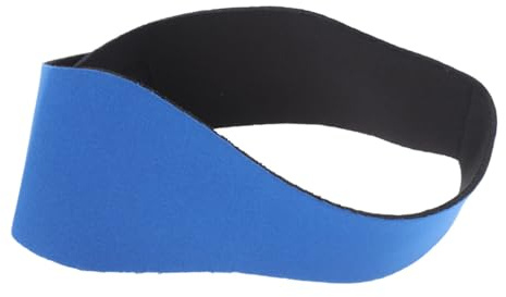 ORFOFE Fascia per Protezione Orecchie Nuoto per Ragazzi e Adulti Blu, Fascia Regolabile per Yoga e Immersioni per Vacanze Estive