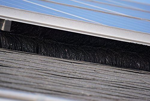Spazzola fotovoltaica; Ø 19 cm – produzione tedesca (propria) con bordo particolarmente denso, repellente per martore (5)