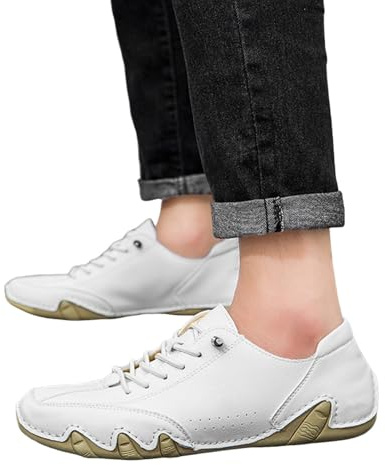 Nuqqichongtian Zapatos descalzos para hombre, zapatos para mujer, resistentes al agua, zapatos descalzos, senderismo, zapatos descalzos para hombre, zapatos descalzos de piel, impermeables, color