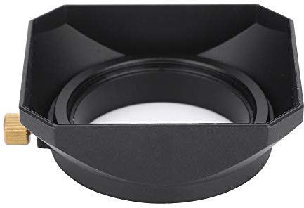 Qcwwy Paraluce Rettangolare da 46 Mm Paraluce per Videocamera DV per Accessori con Filtro o Lenti Filettate da 46 Mm