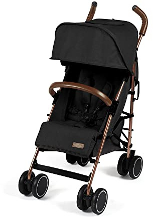 Ickle Bubba Discovery Max Lightweight Stroller & Pushchair(Black/Rose Gold)