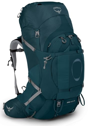 Osprey Damen Ariel Plus 70 Rucksack, Night Jungle Blue, WM/L