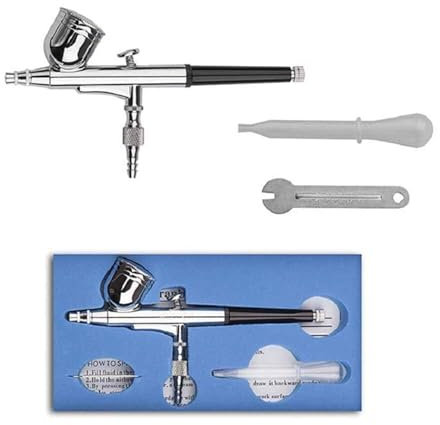 Airbrush kit 0.2/0.3/0.5mm Double Action Spray Airbrush Trigger Airbrush Set With Tips 3 Cups Spray Airbrush Model Air Brush For Nail Tool Tattoo Art air brushes for painting