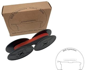 Olympia Schreibmaschinenband Olympia – DIN 2103 / DIN 32755 / GR1 – BSIE Typewriters (Schwarz & Rot)