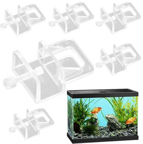 Aquarium-Deckel, transparente Acryl-Aquarium-Clips, randlose Glas-Himmel-Clips, klare Aquarium-Stütze, Aquarium-Deckelclip als Ersatz