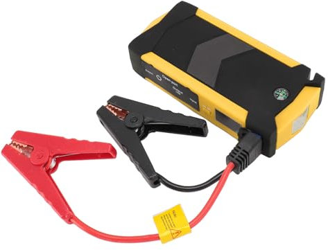 Tragbarer Auto-Starthilfe, 1000 A Peak 15000 MAh Autobatterie-Starthilfepaket (bis zu 7,5 L Benzin und 5,5 L Motor), 12 V Automatischer Batterie-Booster, USB QC3.0, (EU)