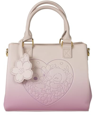 Loungefly Joli sac à bandoulière en forme de cœur de cerisier, Multicolore