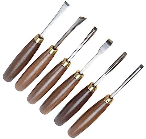 Uonlytech Ergonomischer Walnussgriff Holzschnitzwerkzeug-set Meißel-kit Für Professionelle Künstler