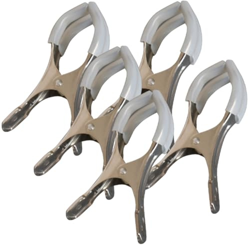VINTORKY 5 Stück Saxophon Reparaturclip aus Edelstahl Kompakt Ergonomisch Zubehör für Blasinstrumente Wie Klarinette und Longphonie Werkzeug für Instrumentenwartung