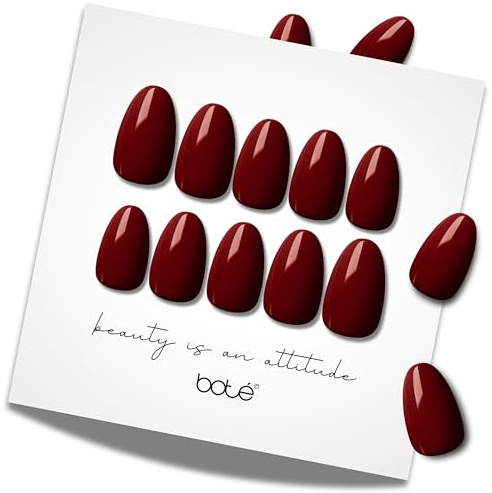 BOTÉ Press on Nails Set, 30 wiederverwendbare Kunstnägel zum Aufkleben, Nägel zum Kleben aus koreanischem Premium Gel, Klebenägel Fingernägel | Nägel zum Kleben aus koreanischem Premium Gel, Klebenägel Fingernägel