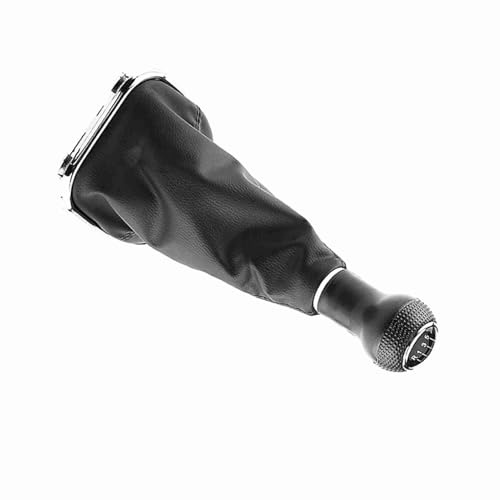 ZASCHMOY Upgrade Your Driving Experience with 6 Speed Gear Shift Knob Gaiter Boot Kit for MK4 1998-2007 - Chrome Plated Edge & Synthetic Leather