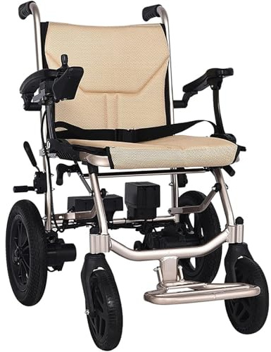 Carriola Elettrica,Sedie A Rotelle Elettriche Per Adulti,Sedia A Rotelle Elettrica Pieghevole,Capacità Di 100 Kg,Autonomia Di 20 Km,Per Viaggi E Uso Quotidiano A