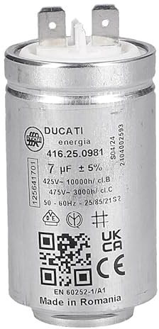 LUTH Premium Profi Parts Condensateur 7µf compatible avec Electrolux 8581256417016 pour sèche-linge