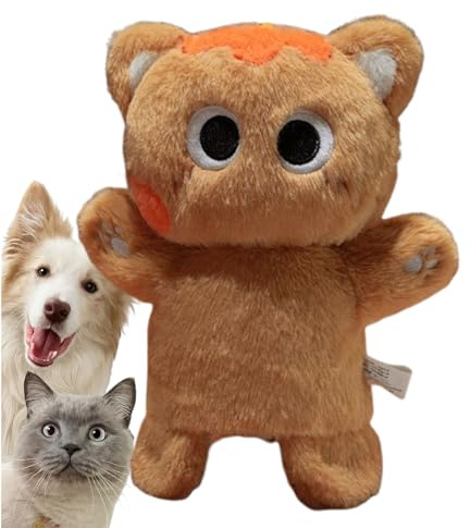 Kätzchen-Wrestling-Handpuppe – Interaktiver Plüsch-Katzenhandschuh, Weiche Pp-Baumwolle, Lustiges Haustierspielzeug, Kreatives Spielzubehör | Für Kleine, Mittelgroße Und Große Kätzchen, Übung, Trainin