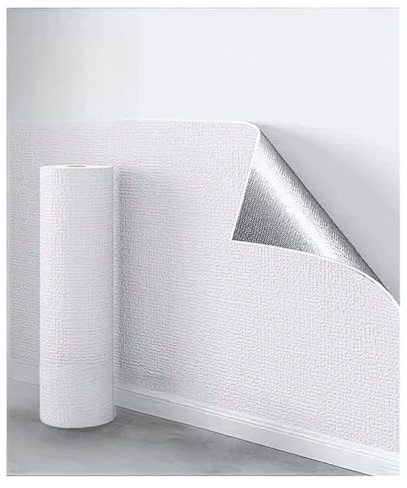 Générique Papier peint protecteur résistant aux taches, papier peint en mousse, autocollant mural auto-adhésif for plafonds, salons et chambres à coucher(50x280cm/19.7x110.2in)