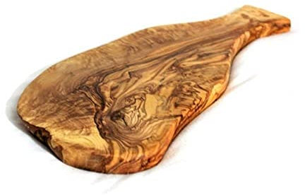 Tunisan Olive Wood Cheese Board - with Handle (40cm)