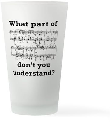 CafePress The Musician Pint Glass, 16 oz. Drinking Glass