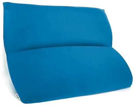 Yogibo Double Giant Bean Bag Chair Bed Lounger for Adults, Kids and Teens with Filling, Extra Large, Oversized, Big, Huge, Plush, Sensory Beanbag Couch Sofa Loveseat, Washable Cover, Turquoise