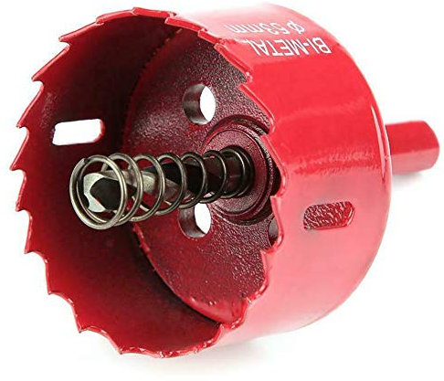 Hole Saw Bi Metal M42 HSS Holesaw Cutter Drill Bits for Iron Aluminum Pipe Steel Wood Plastic 110mm - 1pc