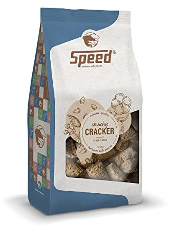 Speed Delicious speedies Cracker, Pferdeleckerli mit wertvollen Leinsamen, knusprig gebackene Cracker, Beste Zutaten (0,5 kg)