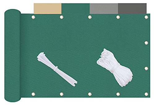 ACUY Brise Vue Pas Cher 145x800cm Brise éTanche Toile De Balcon Couvrir Pare-Brise HDPE pour Jardin, Balcon ou Terrasse