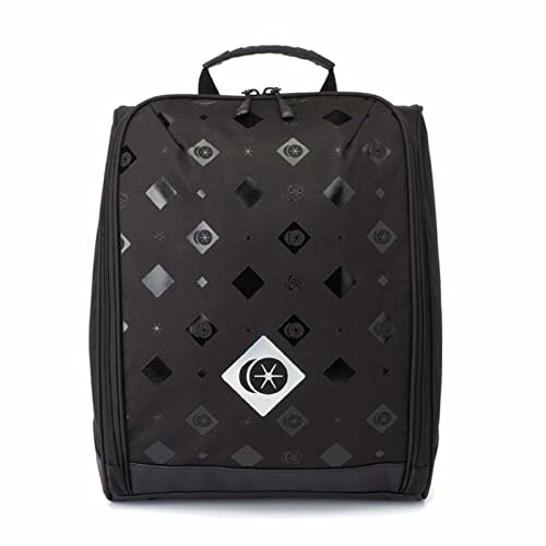 Charles Owen Convertible Helmet Bag - Black - Durable padded grab handle reflective logo on the front