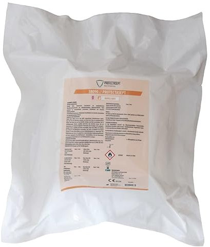Nitras 58090 PROTECTASEPT SOFT Wipes - Salviette disinfettanti, 30 cm di larghezza, 28 cm di lunghezza, 90 pezzi