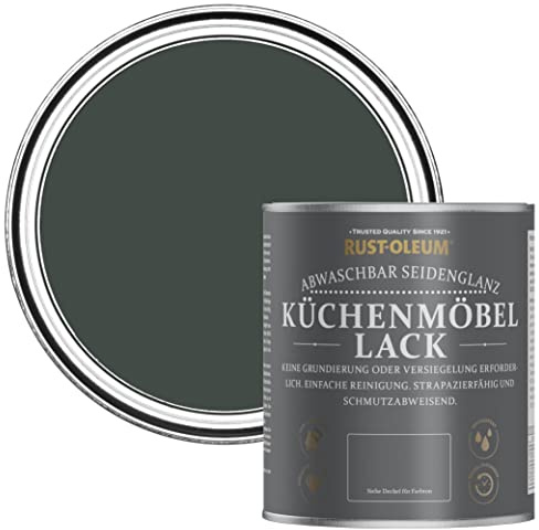 Rust-Oleum Peinture Verte pour Meubles de Cuisine, Finition Satinée - After Dark 750ml