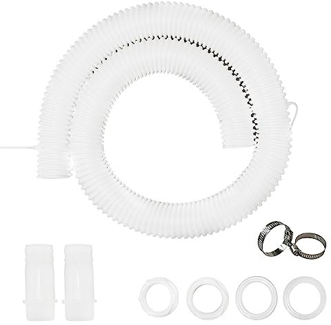 Kit de Conexión de Barril de Lluvia de 25 mm con Manguera de 100 cm y 2 Boquillas - Accesorios para Tanques de Agua, Cisternas, Colectores de Agua de Lluvia y Bajantes