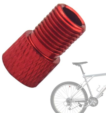 1/5 Stück Ventil Adapter - Fahrradventil Adapter Mit Dichtring | Autoventil Adapter Luftpumpe Adapter | Französisches Ventil Adapter Für Fahrradpumpe Standpumpe Luft- Ballpumpe