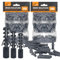 SOL 200pk Mixed Wall Plugs – 5mm, 6mm & 7mm Rawl Plugs for Brick, Plasterboard & Concrete – Multi-Surface Fixing Set for Screws, Anchors & DIY Wall Mounting Projects