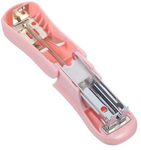 DIYEAH Mini Bürostapler Kompaktes Heftgerät Für Schreibtisch Klein Handhefter Für Schule Zuhause Bürogeräte Heftung Zusammenheften