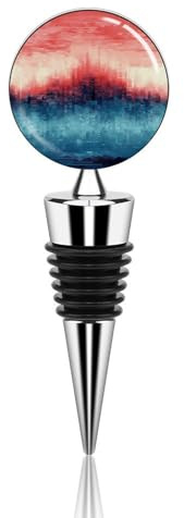 Wave Pattern Bottle Stopper Beverage Bottle Sealer Reusable Wine Stopper Personalised Champagne Stopper Unique Wine Bottle Corks Keep Fresh Suitable for Standard