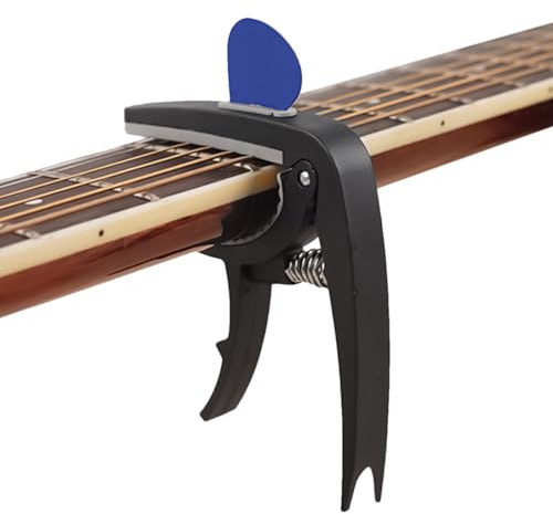 Capo de Guitare - Outils d'Apprentissage de Guitare | Pince d'Entraînement Adjustable et Pratique pour Cours Débutants Élèves