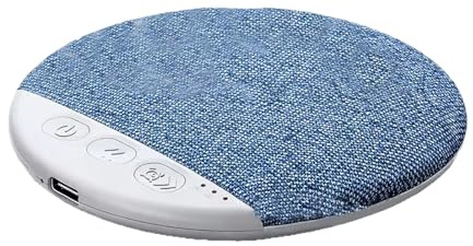 Générique Haut-Parleur d'oreiller Portable – Haut-parleurs d'oreiller Bluetooths sans Fil pour | Écouteurs Rechargeables D'aide Au Sommeil avec Bruit Blanc Et Minuterie pour Adultes Et en-fants