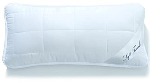 aqua-textil Kopfkissen 40 x 70 cm Reißverschluss Nackenkissen 530g klimaregulierend Oeko-TEX