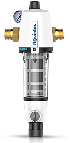 Vorfilter Rückspülfilter Hauswasserstation Aquintos RDX mit Druckminderer 1 Zoll / DN25 Hauswasserfilter - rückspülbar