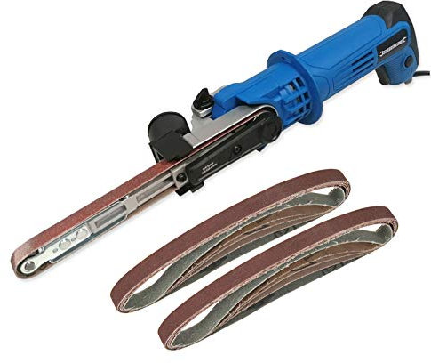 PONCEUSE, LIME ELECTRIQUE BANDE ETROITE + 10 BANDES ABRASIVES