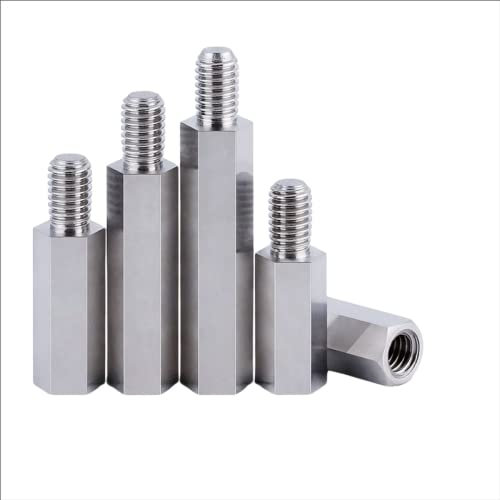 5 Stück 304 Edelstahl-Sechskant-Verbindung, mit Gewinde, Säulen, M5 x 15 mm + 8 mm für Leiterplatten