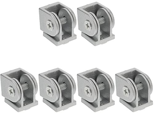 TEHAUX 6stücke Zinklegierung Drehgelenk Verbindungselement Für Aluminiumprofile Installieren Und Langlebig Für Kreative Konstruktionen