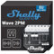 Shelly Wave 2PM, Z-Wave Interruttore Intelligente Relé - 2 Canali, 16А, Monitora il Consumo di Energia, Controllo Remoto e Automazione, Illuminazione, Hub Z-Wave Richiesto, SmartStart