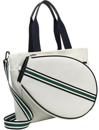 Harilla Bolsa de Tenis para Hombre y Mujer, Bolsa para Raqueta de Tenis, Correa Ajustable extraíble, Gran Capacidad, Bolso para Raqueta de Pickleball