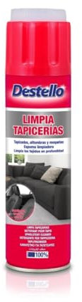 Limpiador de Alfombras Tapicerias y Moquetas 500 ml - Espuma Limpia Tapicerias, Limpiador Tapiceria Sofa, Elimina Olores, Apto para Tela y Cuero