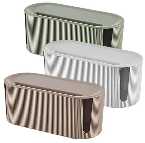 Boîte De Rangement Pour Câbles | Boîte Cache-câble Multiprise, Boîte De Gestion Des Câbles, Boîte Rangement Pour Cordon Câble Pour Cacher Et Dissimuler Les Multiprises, Boitier Cache Câbles