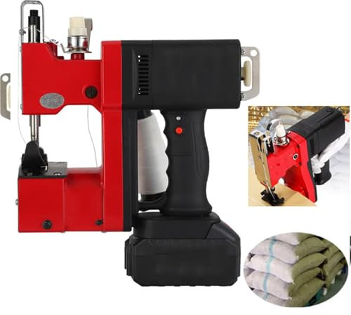 Máquina cerradora de bolsas de alta resistencia, máquina cerradora de bolsas, máquina de coser portátil automática, máquina de coser eléctrica portátil de 210 W, para saco de piel de serpiente de cuer