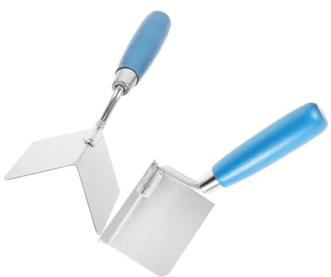 OSALADI 2piezas Llana Para Esquinas Exteriores Interiores Paleta De Acabado Con Mango Ergonómico Unidades