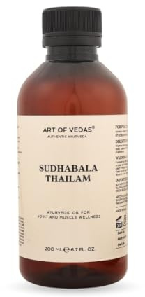 Sudhabala Thailam – Ayurvedisches Kräuteröl 200ML | Traditionelles Ayurveda Massageöl mit Sesamöl & Heilkräutern | Für tägliche Selbstpflege, Wellness & Abhyanga Rituale