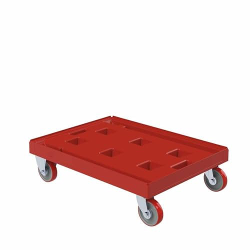 Transportroller 814x612 mm rot 500 Kg