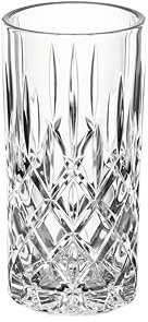 Nachtmann Noblesse Vase & Windlicht, Höhe 23 cm, 106017 | 2-in-1 Dekoration aus Kristallglas, Klassisches Schliff-Design