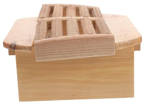 Alipis Multifunktionaler Holz fußhocker Höhe Langlebiger Massage hocker für Badezimmer Sauna Dampfbad und Fußbad Vielseitiger Sitz Fußstützstuhl für Wohn Badezimmerbereich
